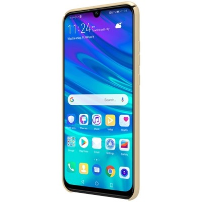 Nillkin Frosted Shield Huawei P smart 2019 (Honor 10 Lite) золотой пластиковый чехол | Vacins.lv