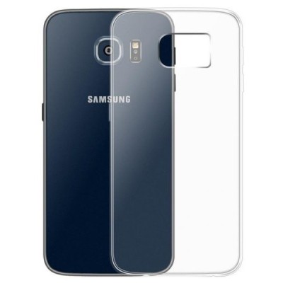 Samsung Galaxy S6 Edge (G925) твердый силиконовый (TPU) чехол прозрачный | Vacins.lv