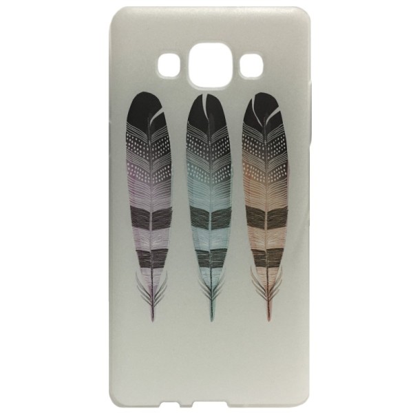 „Feathers“ cieta silikona (TPU) apvalks - balts (Galaxy A5 2015)
