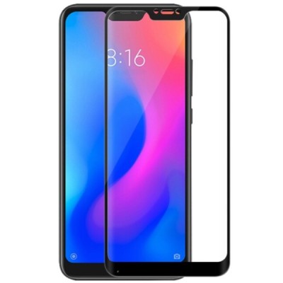 Xiaomi Redmi 6 Pro (Mi A2 Lite) „Mofi“ 9H Tempered Glass усиленная защита, черное защитное стекло с полным покрытием 0,26 мм | V