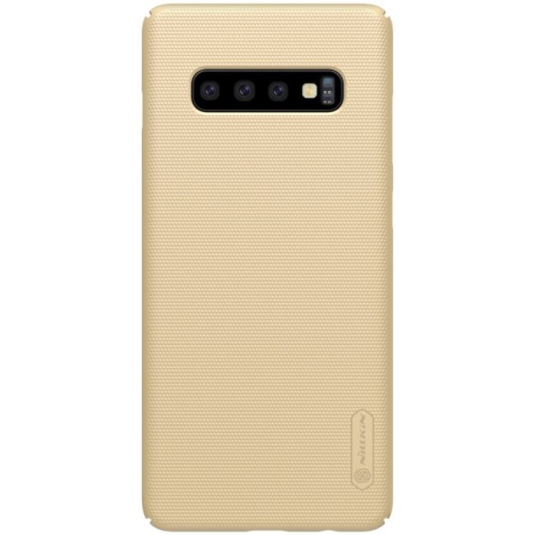 „Nillkin“ Frosted Shield apvalks - zelta (Galaxy S10)