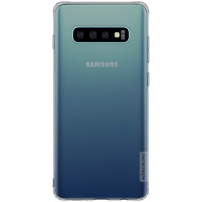 Samsung Galaxy S10 (G973) Nillkin Nature тонкий серый силиконовый чехол (TPU) | Vacins.lv