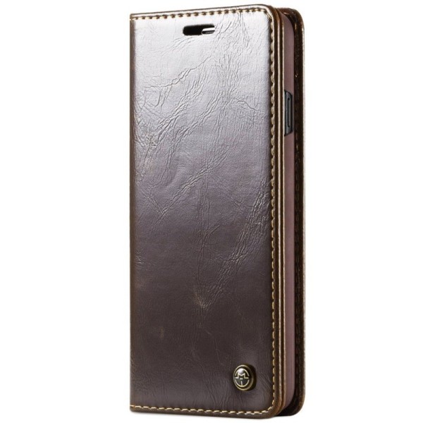 „CaseMe“ твердый чехол-книжка – коричневый (Galaxy S10)