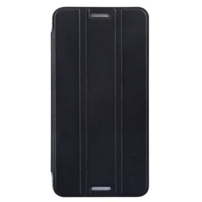 HTC One Max 8088 „Baseus“ ādas melns atvērams maciņš / Vacins.lv