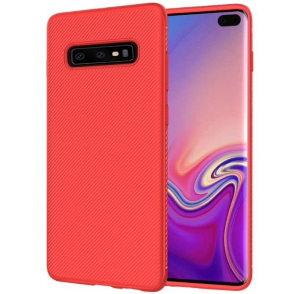 „Lenuo“ твердый силиконовый (TPU) чехол – красный (Galaxy S10)