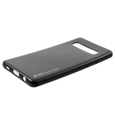 Samsung Galaxy S10 (G973) Mercury твердый силиконовый чехол (TPU) - чёрный | Vacins.lv