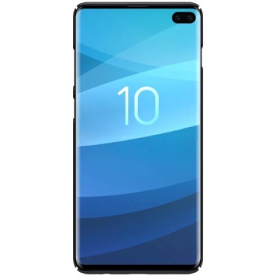 Samsung Galaxy S10+ (G975) Nillkin Frosted Shield melns plastmasas apvalks / vacins.lv