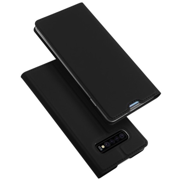 „Dux Ducis“ Skin atvērams maciņš - melns (Galaxy S10+)