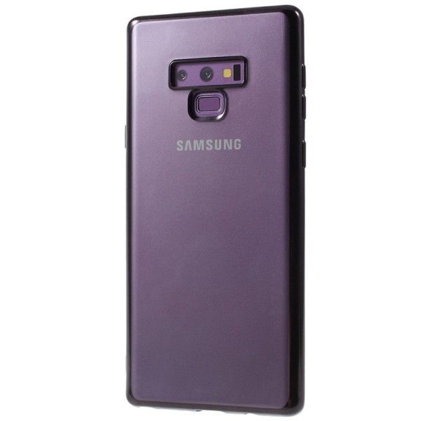 Силиконовый прозрачный чехол - чёрный (Galaxy Note 9)