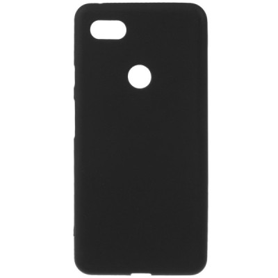 Google Pixel 3 XL cieta silikona (TPU) melns apvalks / vacins.lv