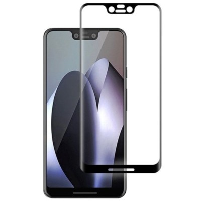 Google Pixel 3 XL Mocolo Tempered Glass melns ekrāna aizsargstikls / Vacins.lv