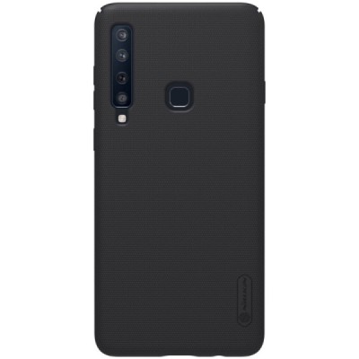 Samsung Galaxy A9 2018 (A9 Star Pro) Nillkin Frosted Shield черный пластиковый чехол | Vacins.lv