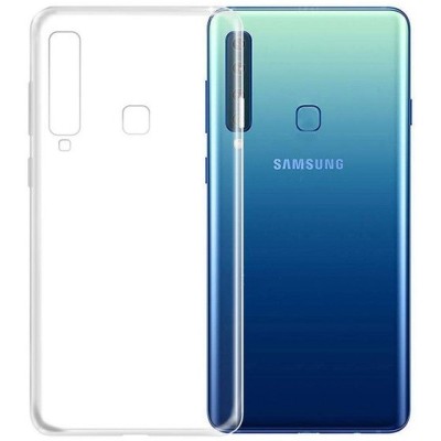 Samsung Galaxy A9 2018 (A9 Star Pro) dzidrs (caurspīdīgs) cieta silikona TPU pasaulē planākais pelēks apvalks / Vacins.lv
