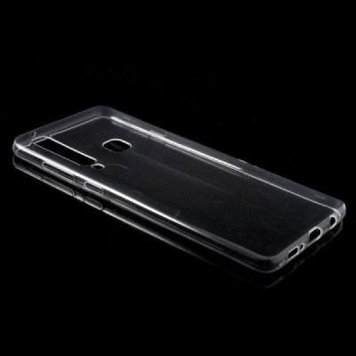Samsung Galaxy A9 2018 (A9 Star Pro) dzidrs (caurspīdīgs) cieta silikona TPU pasaulē planākais pelēks apvalks / Vacins.lv