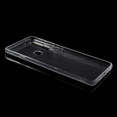 Samsung Galaxy A9 2018 (A9 Star Pro) dzidrs (caurspīdīgs) cieta silikona TPU pasaulē planākais pelēks apvalks / Vacins.lv