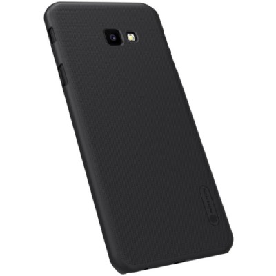 Samsung Galaxy J4+ (J400F) Nillkin Frosted Shield черный пластиковый чехол | Vacins.lv
