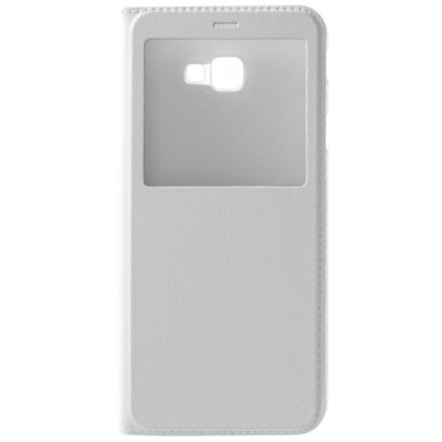 Samsung Galaxy J4+ (J400F) открываемый белый чехол c oкошком | Vacins.lv