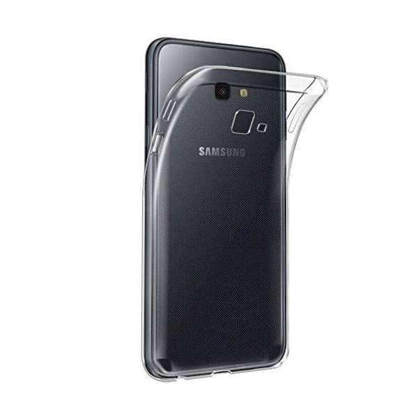 Cieta silikona futrālis - dzidrs (Galaxy J4+)