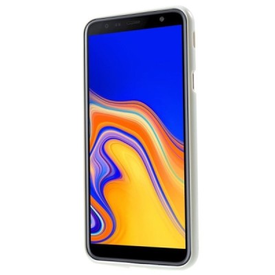 Samsung Galaxy J4+ (J400F) Mercury твердый силиконовый чехол (TPU) - белый | Vacins.lv