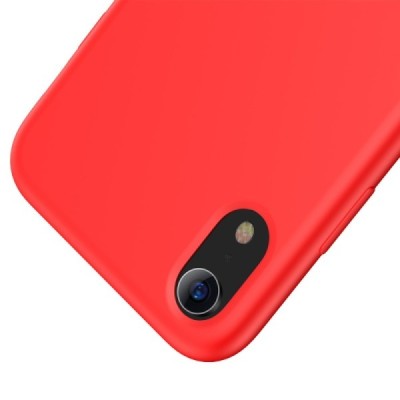 „Baseus“ Original LSR Apple iPhone Xr твердый силикон чехол - красный | Vacins.lv