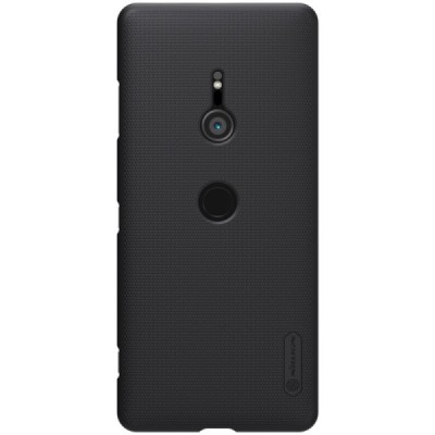 Nillkin Frosted Shield Sony Xperia XZ3 черный пластиковый чехол | Vacins.lv