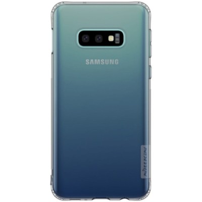 Samsung Galaxy S10e (G970) Nillkin Nature тонкий серый силиконовый чехол (TPU) | Vacins.lv