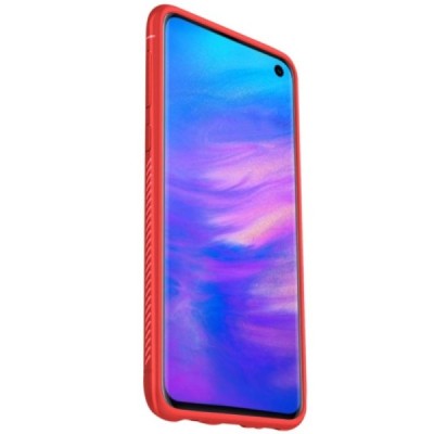 Samsung Galaxy S10e (G970) „Lenuo“ твердый силиконовый чехол из TPU красного цвета | Vacins.lv