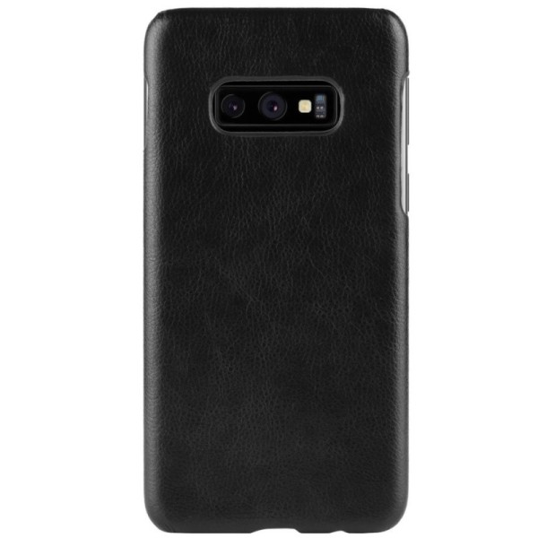 „Litchi“ Skin Leather чехол - чёрный (Galaxy S10e)