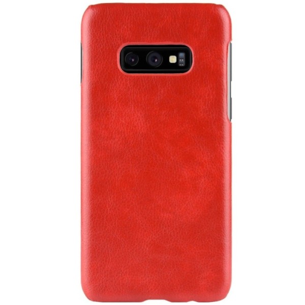 „Litchi“ Skin Leather чехол - красный (Galaxy S10e)