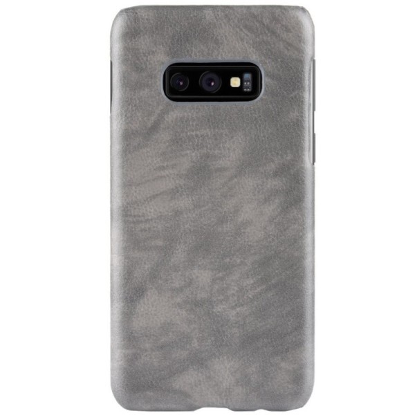 „Litchi“ Skin Leather чехол - серый (Galaxy S10e)