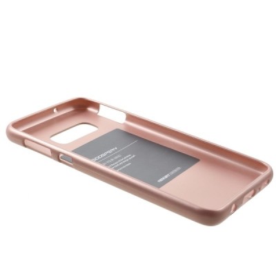 Samsung Galaxy S10e (G970) Mercury gaiši rozs cieta silikona (TPU) apvalks / vacins.lv