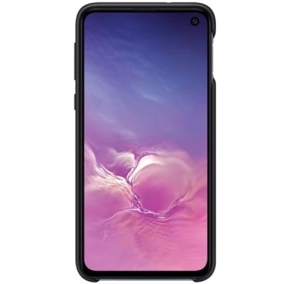 Samsung Galaxy S10e (G970) „Samsung“ Silicone Cover твердый силиконовый чехол чёрного цвета | Vacins.lv