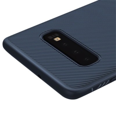 Samsung Galaxy S10+ (G975) „Lenuo“ твердый силиконовый чехол из TPU синего цвета | Vacins.lv