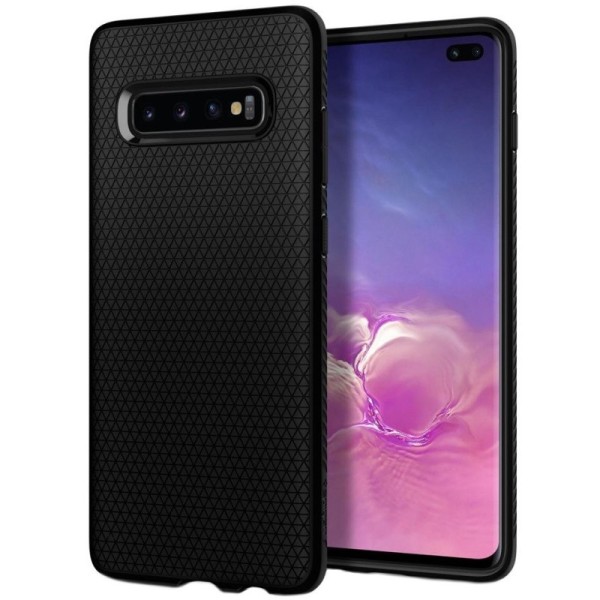 „Spigen“ Liquid Air чехол - чёрный (Galaxy S10+)