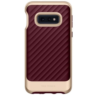 „Spigen“ Neo Hybrid Gunmetal усиленная защита бордовый чехол для Samsung Galaxy S10e (G970) | Vacins.lv