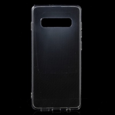 Samsung Galaxy S10+ (G975) твердый силиконовый (TPU) чехол прозрачный | Vacins.lv