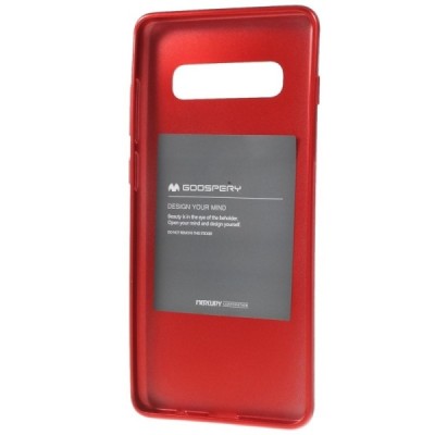 Samsung Galaxy S10+ (G975) Mercury твердый силиконовый чехол (TPU) - красный | Vacins.lv