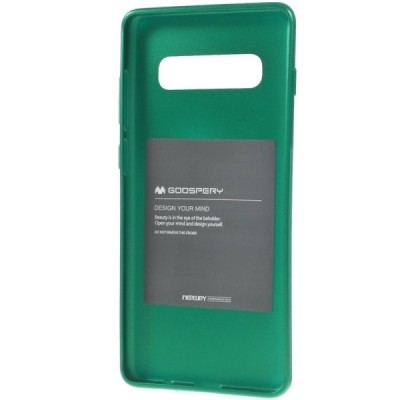 Samsung Galaxy S10+ (G975) Mercury твердый силиконовый чехол (TPU) - зелёный | Vacins.lv