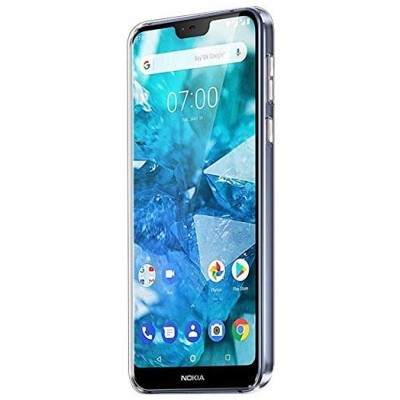 Nokia 7.1 (2018) cieta silikona dzidrs (TPU) apvalks / vacins.lv