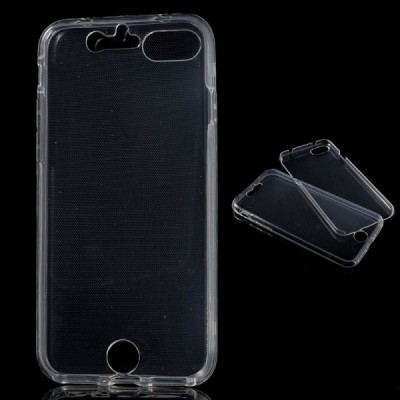 Apple iPhone 7 (iPhone 8) dzidrs (caurspīdīgs) aizsedzams cieta silikona TPU pasaulē planākais apvalks / Vacins.lv