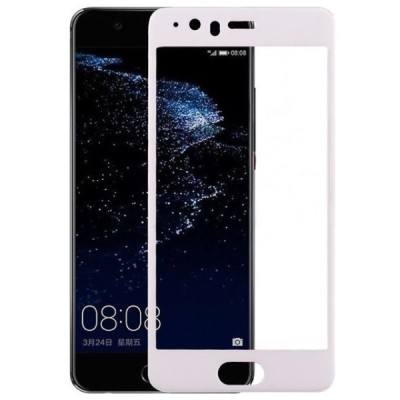 Huawei P10 защитное стекло "Imak" 9H Tempered Glass (белое, полное покрытие) 0,26 мм | Vacins.lv