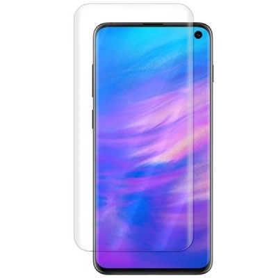 Samsung Galaxy S10 (G973) dzidra ekrāna aizsargplēve (pilnīgi aizsedzama) / Vacins.lv