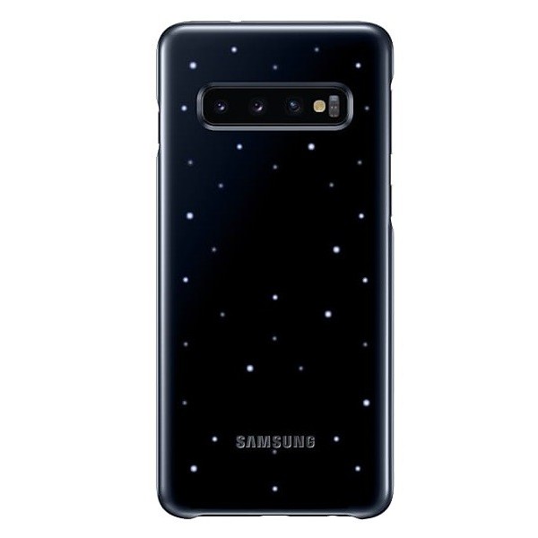 „Samsung“ Led Cover apvalks - melns (Galaxy S10)