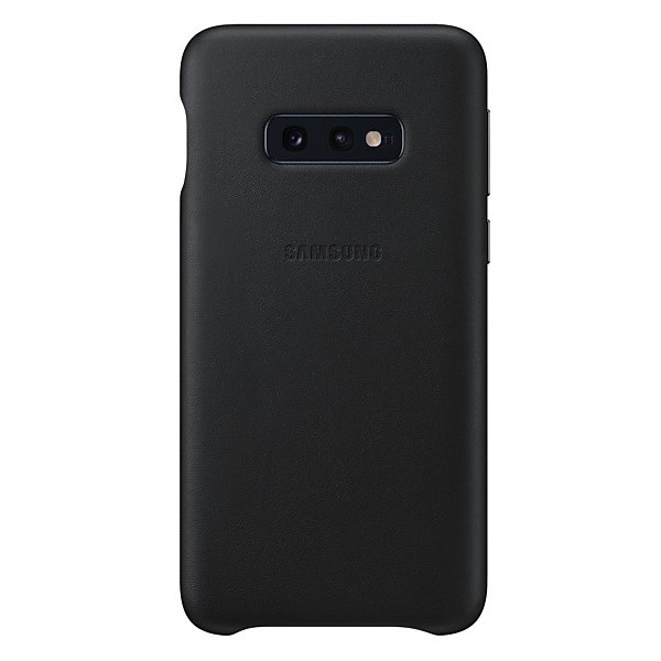 „Samsung“ Leather Cover чехол – чёрный (Galaxy S10e)