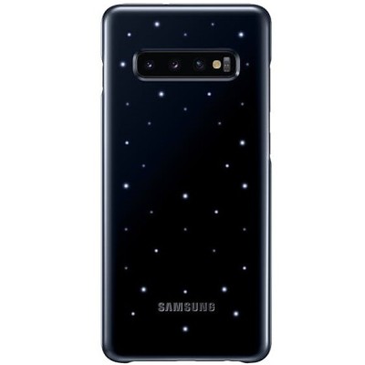 Samsung Galaxy S10+ (G975) Led Cover черный пластиковый чехол | Vacins.lv