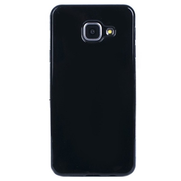 „Bullet“ cieta silikona (TPU) apvalks - melns (Galaxy A3 2016)