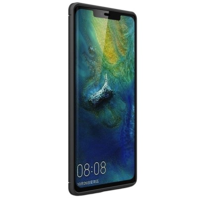 Huawei P30 Pro „Mofi“ Carbon твердый силиконовый чехол (TPU) - черный | Vacins.lv