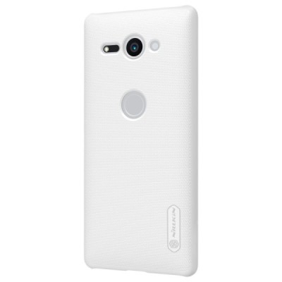 Nillkin Frosted Shield Sony Xperia XZ2 Compact balts plastmasas futrālis + ekrāna aizsargplēve / Vacins.lv