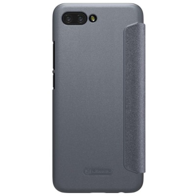 Huawei Honor 10 серый кожаный чехол-книжка Nillkin Sparkle | Vacins.lv