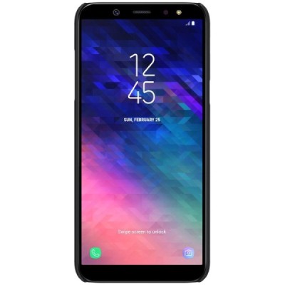 Nillkin Frosted Shield Samsung Galaxy A6 2018 (A600F) черный пластиковый чехол | Vacins.lv